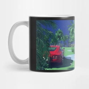 Poolside Pop Art Mug